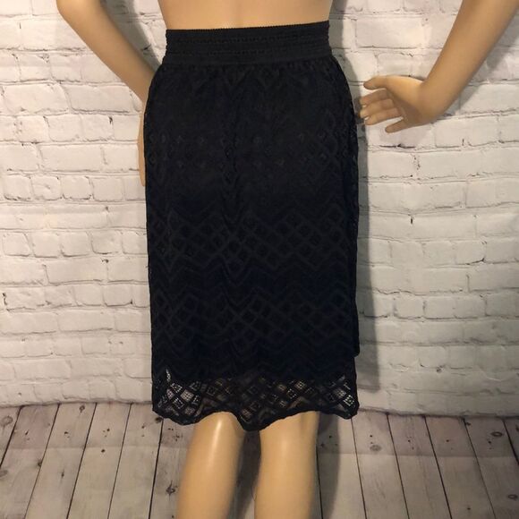 Joe B by Joe Benbasset Lace Overlay A-line Skirt Juniors XL - Picture 6 of 8